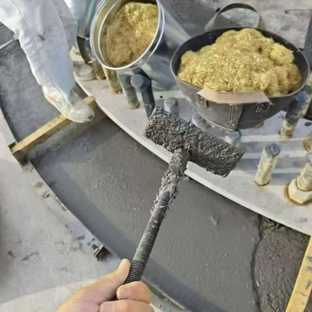 雷波C120钢纤维高强无收灌浆料 轧机压缩机汽轮机发电机锻压设备底座灌浆材料